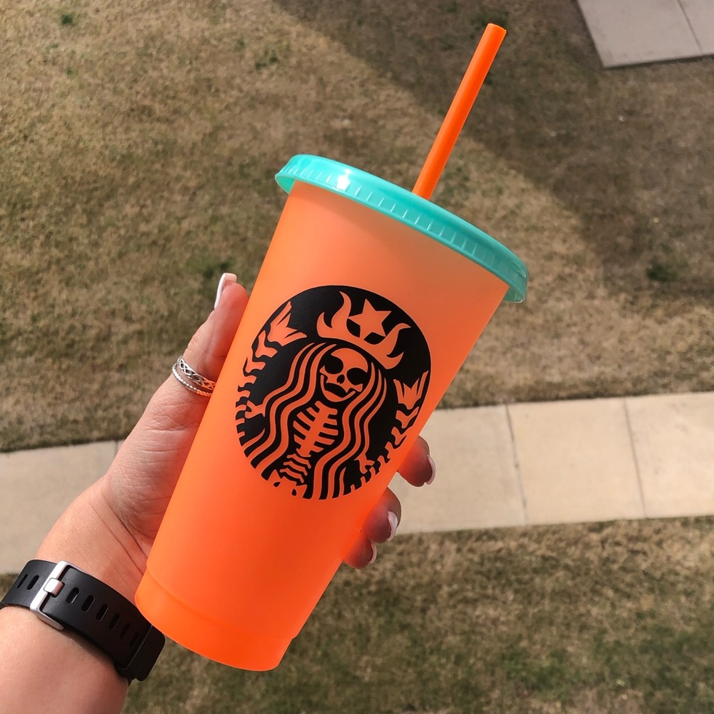 Color Changing Starbucks Inspired Cold Cup Tumbler